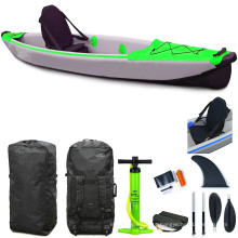 Superior 2021 Factoty Single Seat Wholesale PVC Material Inflatable Fishing Kayak For Sale